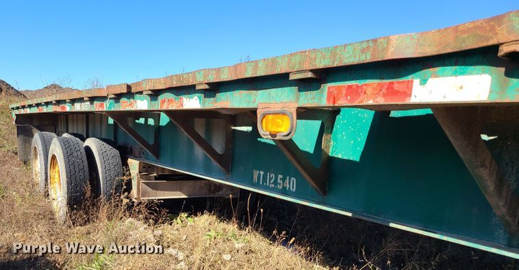 image for item GO9498 1998 Fontaine  flatbed trailer