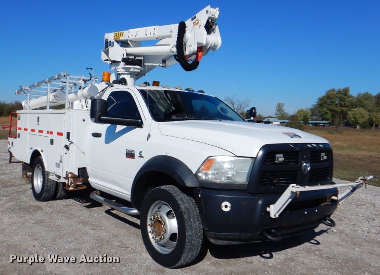 image for item HT9497 2012 Dodge Ram 5500HD  bucket truck