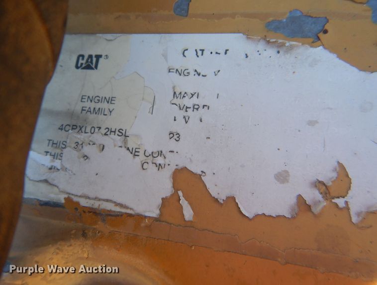 image for item HU9315 2004 Caterpillar 325CL  excavator