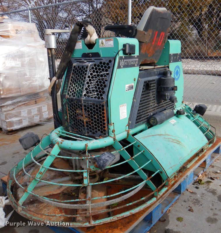 image for item HX9489 2012 Whiteman HHXD5  power trowel