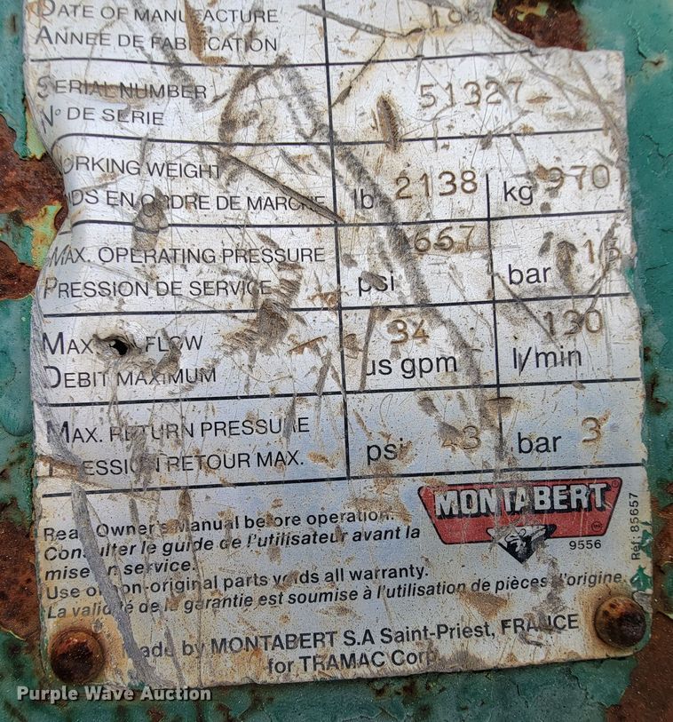 image for item ID9517 Tramac BRH625  breaker