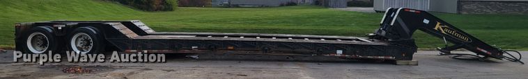 image for item IV9588 2014 Kaufman DT30  lowboy equipment trailer