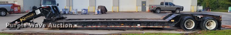 image for item IV9588 2014 Kaufman DT30  lowboy equipment trailer