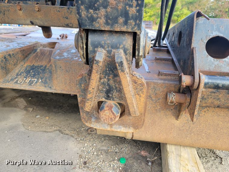 image for item IV9588 2014 Kaufman DT30  lowboy equipment trailer