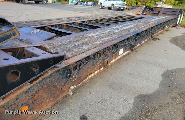image for item IV9588 2014 Kaufman DT30  lowboy equipment trailer