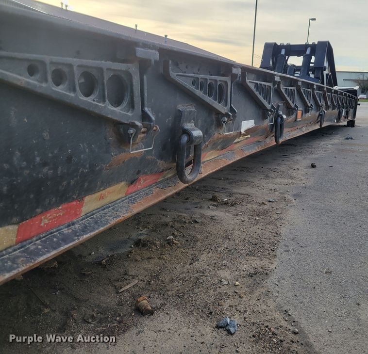 image for item IV9588 2014 Kaufman DT30  lowboy equipment trailer