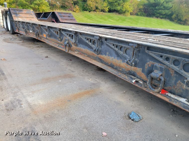 image for item IV9588 2014 Kaufman DT30  lowboy equipment trailer
