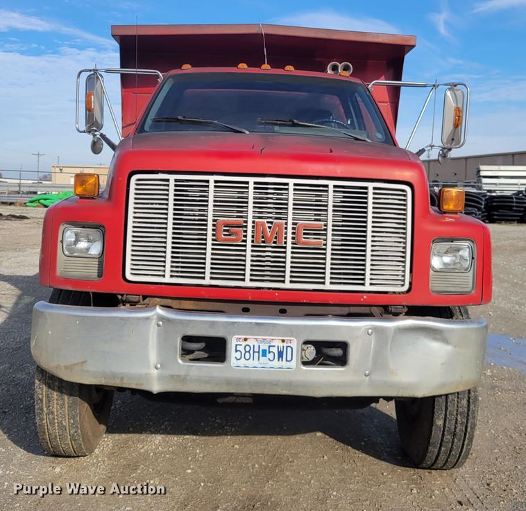 image for item IV9589 1991 GMC TopKick  dump truck