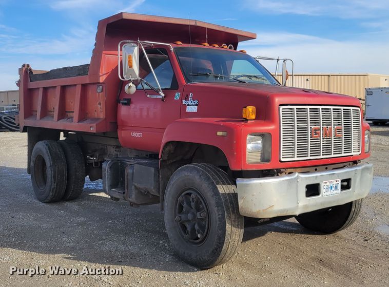 image for item IV9589 1991 GMC TopKick  dump truck