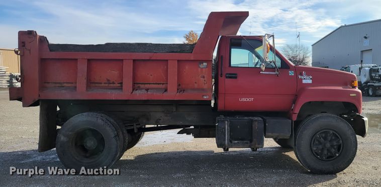 image for item IV9589 1991 GMC TopKick  dump truck