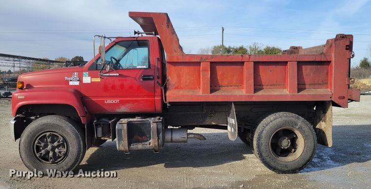 image for item IV9589 1991 GMC TopKick  dump truck