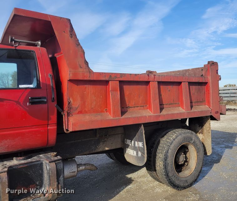 image for item IV9589 1991 GMC TopKick  dump truck