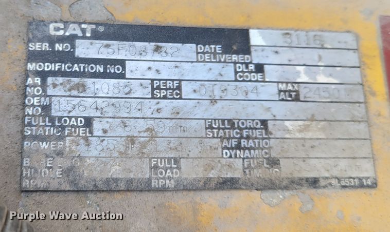 image for item IV9589 1991 GMC TopKick  dump truck