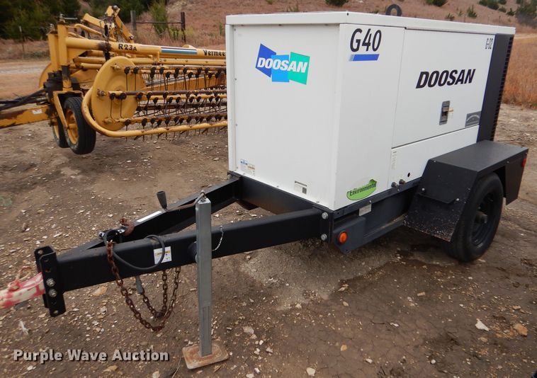 image for item IV9812 2012 Doosan G40  generator