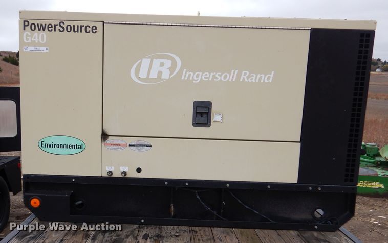 image for item IV9813 2008 Ingersoll Rand Power Source G40  generator