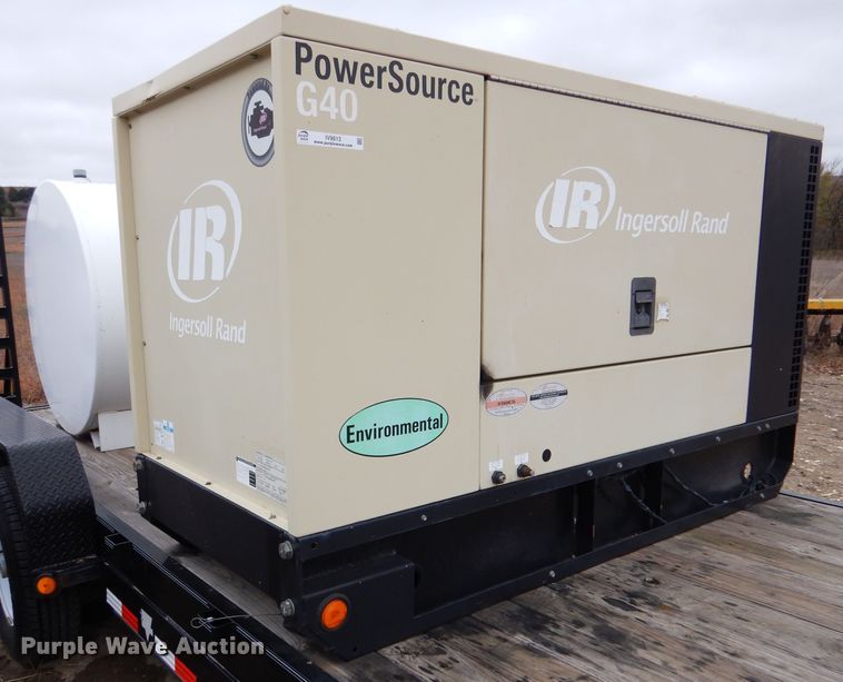 image for item IV9813 2008 Ingersoll Rand Power Source G40  generator