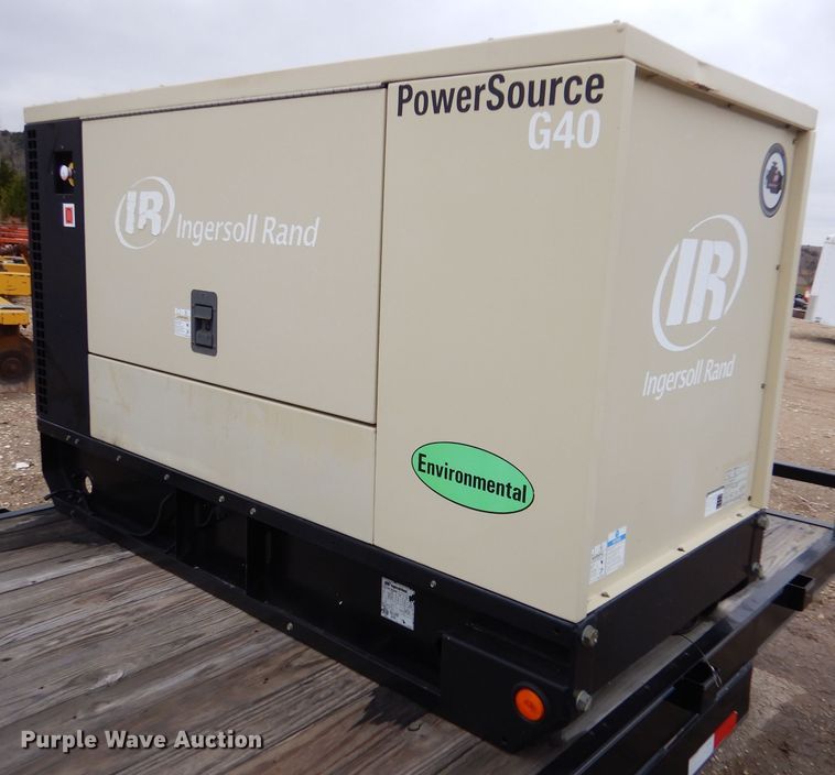 image for item IV9813 2008 Ingersoll Rand Power Source G40  generator
