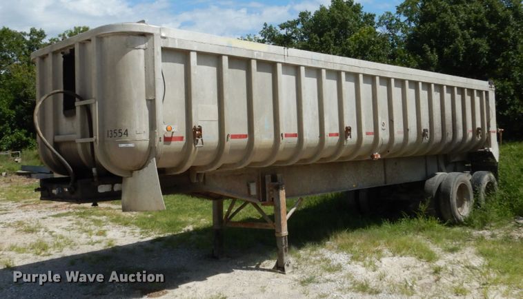 image for item JA9008 1977  end dump trailer