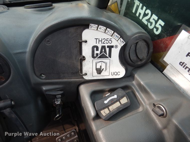 image for item JI9354 2012 Caterpillar TH255  telehandler