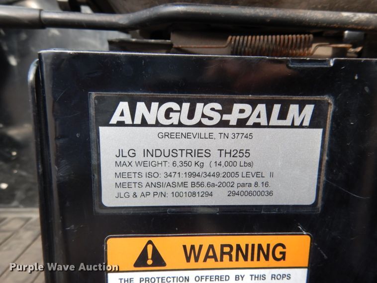 image for item JI9354 2012 Caterpillar TH255  telehandler