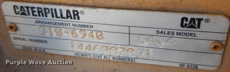 image for item JI9354 2012 Caterpillar TH255  telehandler