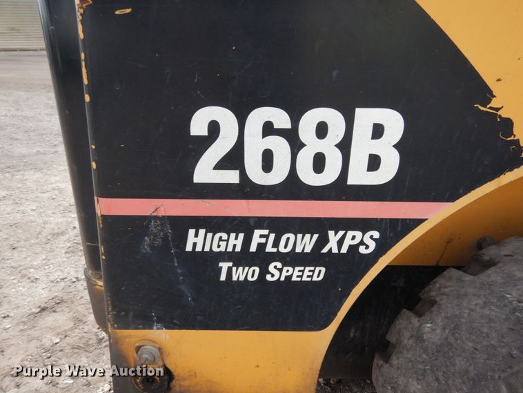 image for item JI9355 2007 Caterpillar 268B  skid steer loader