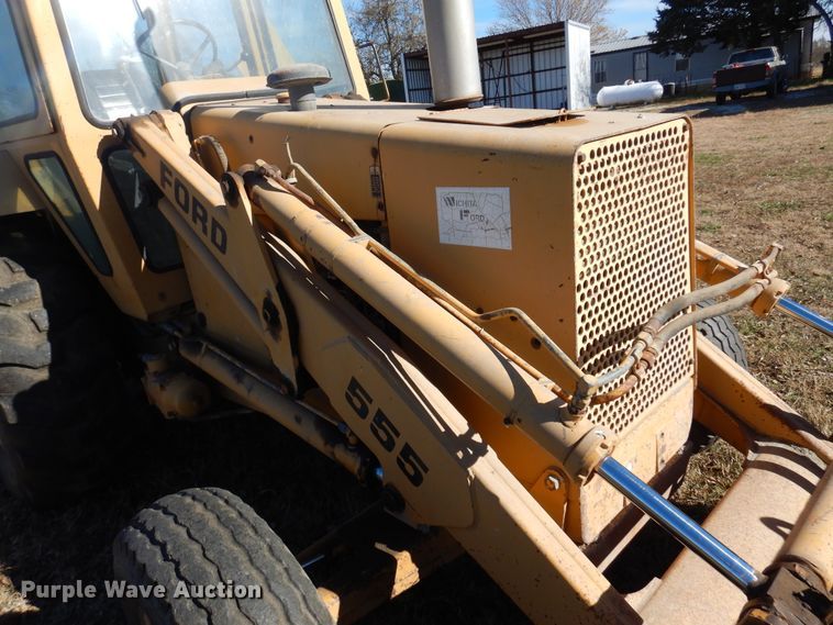 image for item JJ9899 Ford 555  backhoe