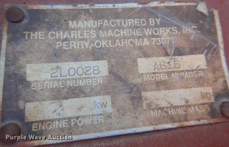 image for item JJ9900 1994 Ditch Witch 5110  trencher