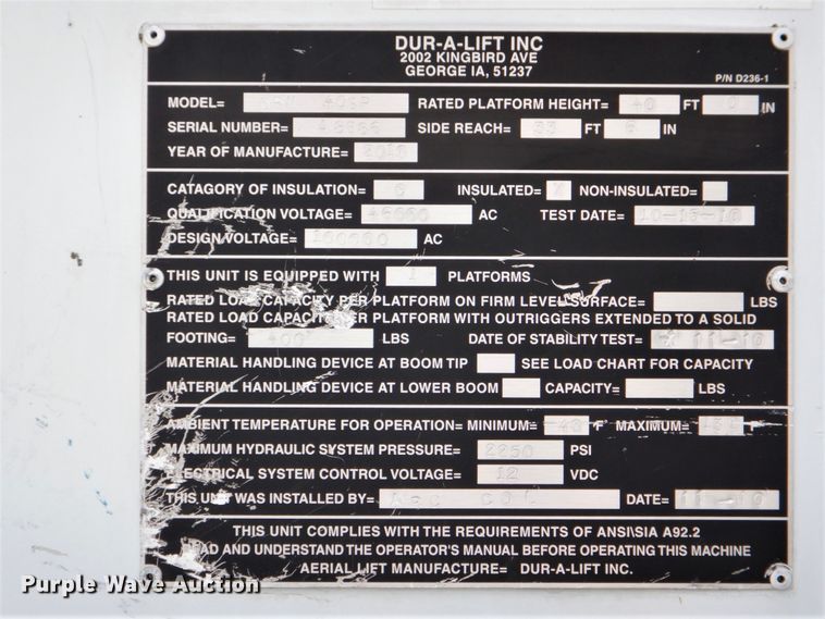 image for item JN9070 2011 Ford F550 Super Duty XL  bucket truck