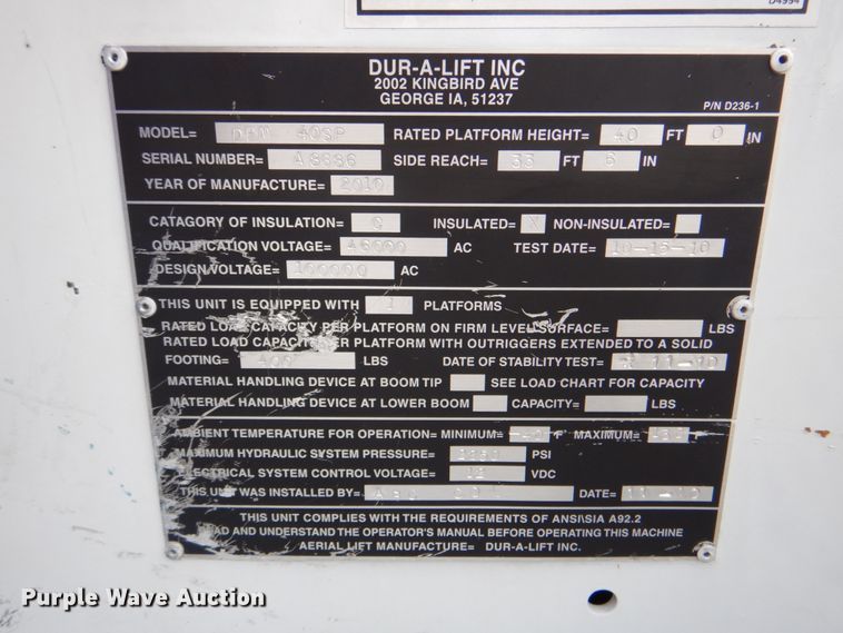 image for item JN9070 2011 Ford F550 Super Duty XL  bucket truck