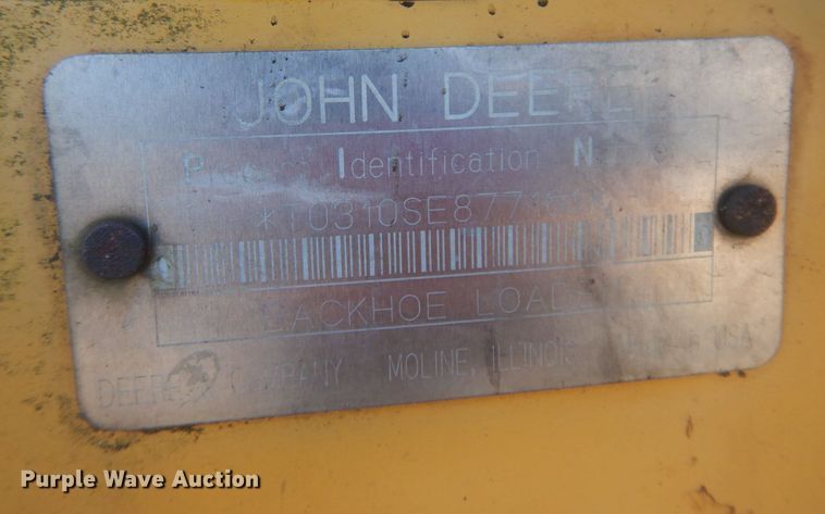 image for item JZ9791 1999 John Deere 310SE  backhoe