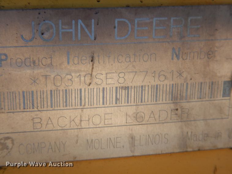 image for item JZ9791 1999 John Deere 310SE  backhoe