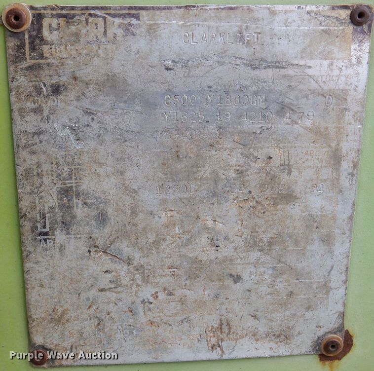 image for item KH9150 Clark C500  forklift