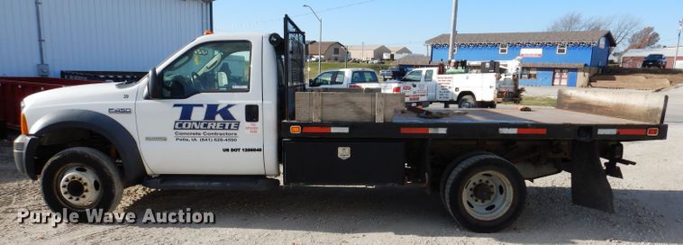 image for item KH9152 2007 Ford F450 Super Duty  flatbed truck