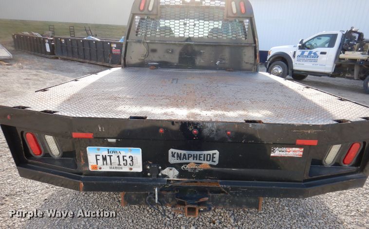 image for item KH9153 2003 Ford F550 Super Duty  Crew Cab flatbed truck