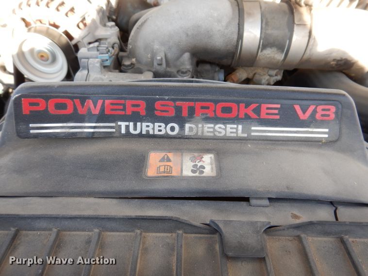 image for item KH9153 2003 Ford F550 Super Duty  Crew Cab flatbed truck