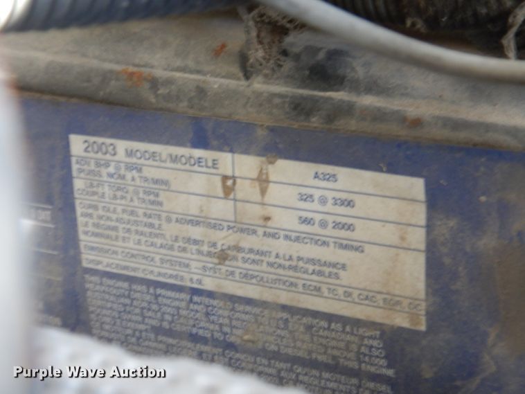 image for item KH9153 2003 Ford F550 Super Duty  Crew Cab flatbed truck