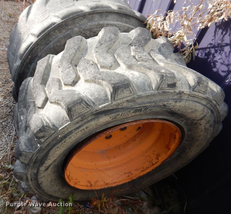 image for item KH9155 (5) 12-16.5 tires and wheels