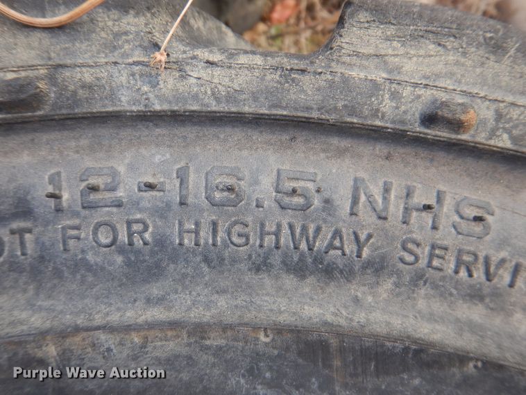 image for item KH9155 (5) 12-16.5 tires and wheels