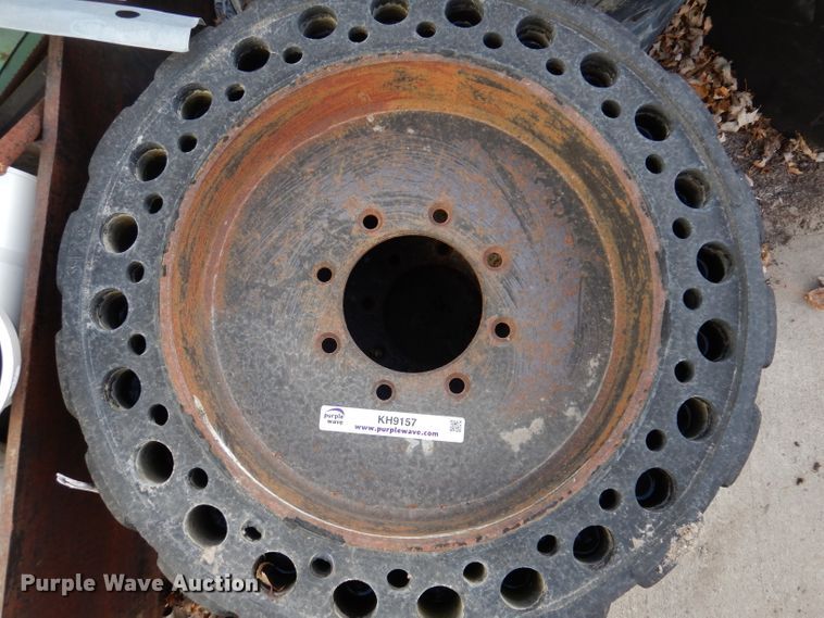 image for item KH9157 (5) 10-16.5 tires and wheels