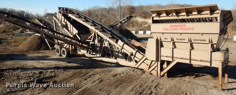 image for item KK9713 The Screen Machine Spyder  screening plant