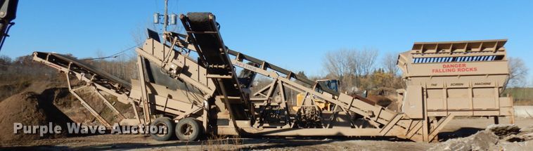 image for item KK9713 The Screen Machine Spyder  screening plant