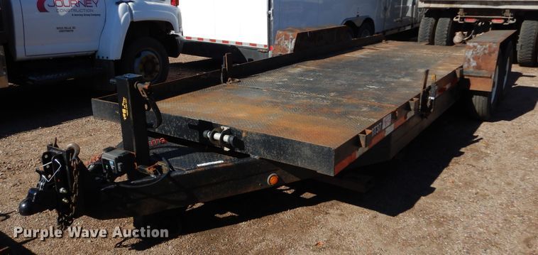 image for item KO9217 2010 M&S  tilt deck equipment trailer