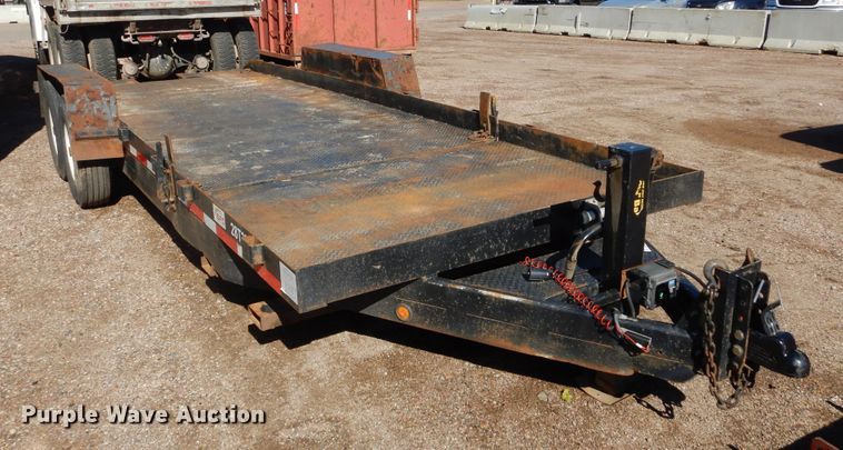 image for item KO9217 2010 M&S  tilt deck equipment trailer