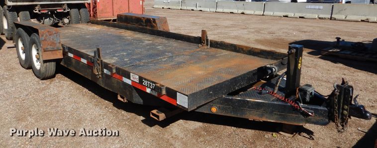 image for item KO9217 2010 M&S  tilt deck equipment trailer