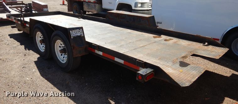 image for item KO9217 2010 M&S  tilt deck equipment trailer