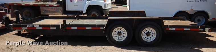 image for item KO9217 2010 M&S  tilt deck equipment trailer