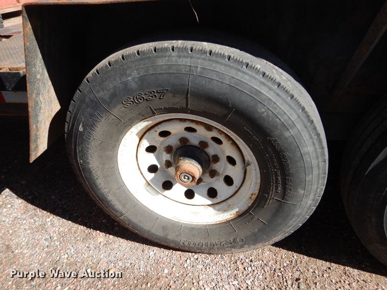 image for item KO9217 2010 M&S  tilt deck equipment trailer