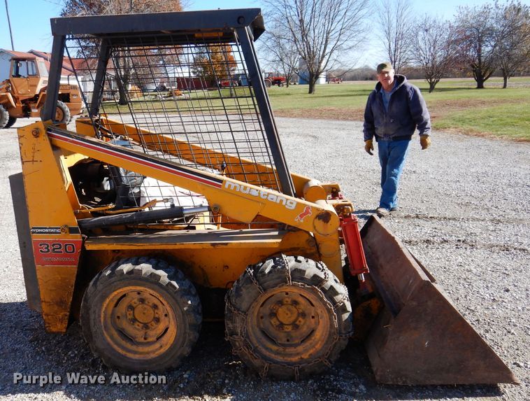 Mustang 320 skid steer loader in Blockton, IA Item KY9560 sold