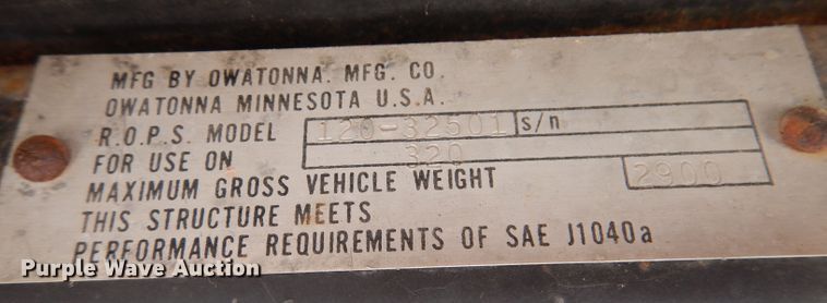 image for item KY9560 Mustang 320  skid steer loader